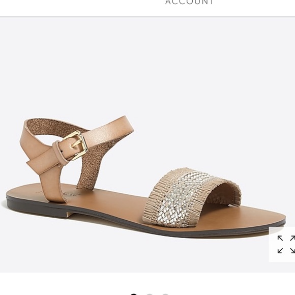J. Crew Shoes - J. Crew Sandals with Strap NIB
